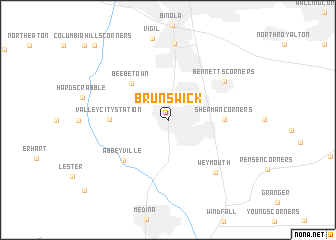 map of Brunswick