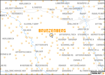 map of Brunzenberg