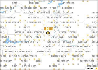 map of Brün