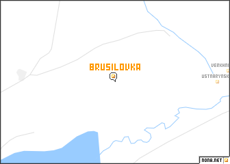 map of Brusilovka