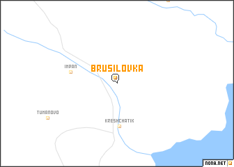 map of Brusilovka