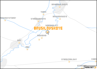 map of Brusilovskoye
