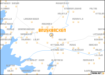 map of Bruskbacken