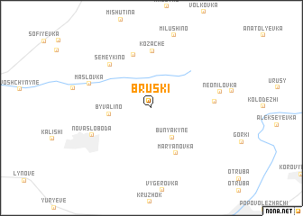 map of Bruski