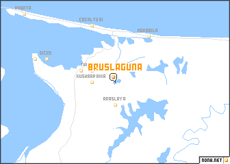 map of Brus Laguna