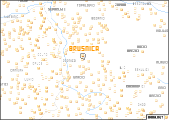 map of Brusnica