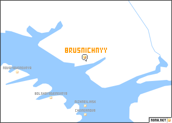 map of Brusnichnyy