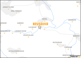 map of Brusovka
