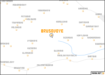 map of Brusovoye