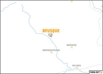 map of Brusque