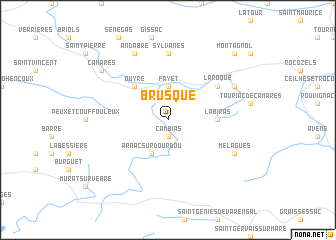 map of Brusque