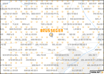 map of Brussegem