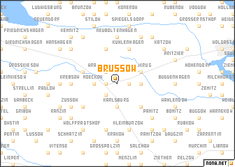 map of Brüssow