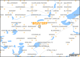map of Brustorf
