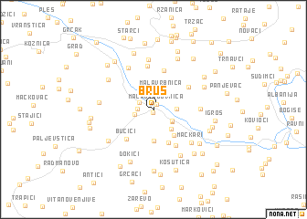 map of Brus