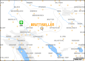 map of Brüttisellen