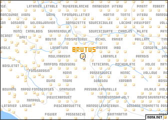 map of Brutus