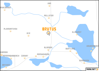 map of Brutus