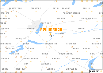 map of Bruunshåb