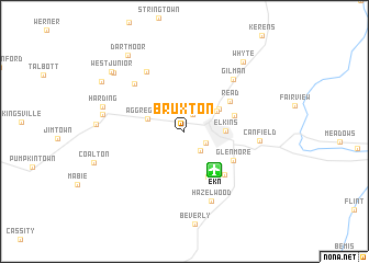 map of Bruxton