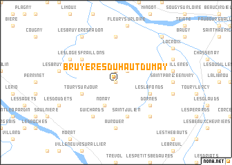 map of Bruyères-du-Haut-du-May