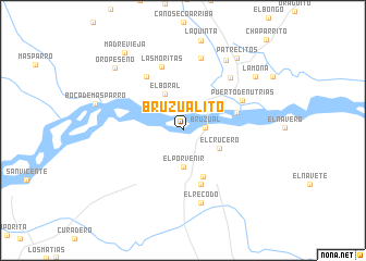 map of Bruzualito