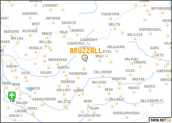 map of Bruz-Zall