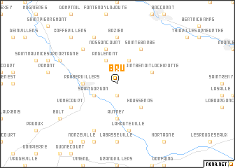 map of Brû