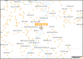 map of Brvenik