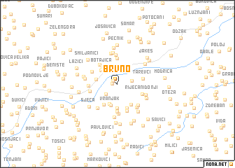 map of Brvno