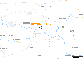 map of Bryagovitsa