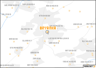 map of Bryanka