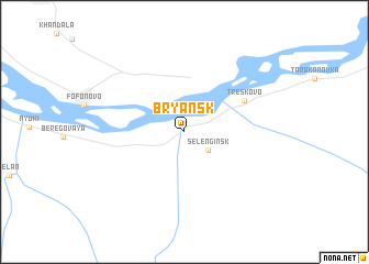 map of Bryansk