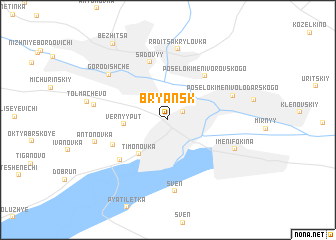 map of Bryansk