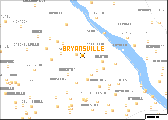 map of Bryansville