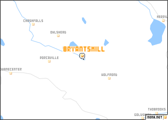 map of Bryants Mill