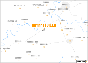 map of Bryantsville