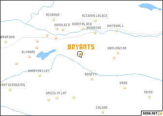 map of Bryants