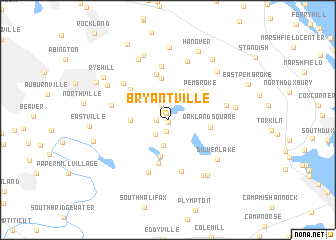 map of Bryantville