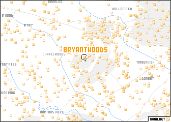 map of Bryant Woods