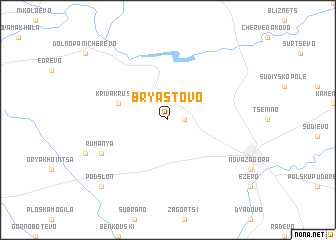 map of Bryastovo