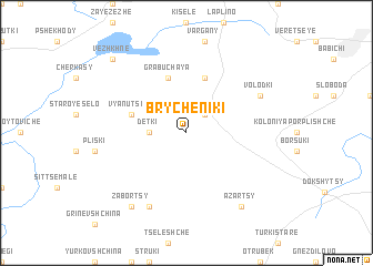 map of Brycheniki