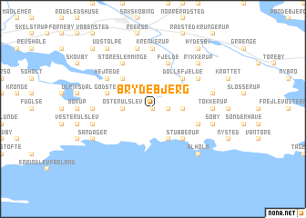 map of Brydebjerg