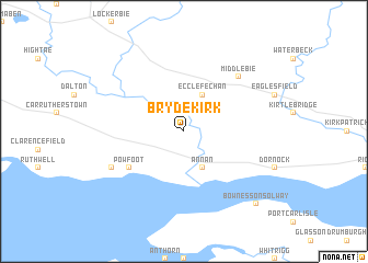 map of Brydekirk