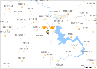 map of Brydon