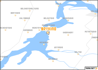 map of Brykino