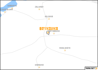 map of Brykovka