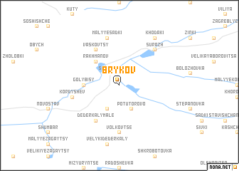 map of Brykov