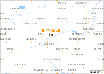 map of Bryksichi