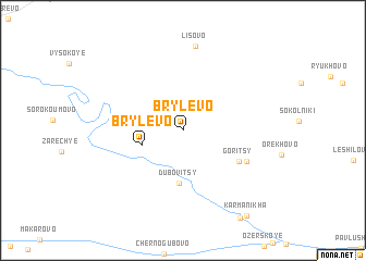 map of Brylevo